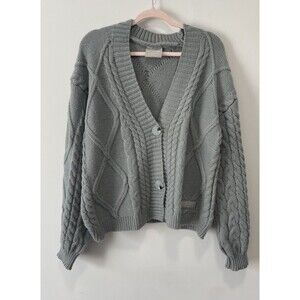 TAYLOR SWIFT The Tortured Poets Department TTPD Gray Cardigan XS/S